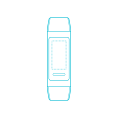 Digital Smart Watches Huawei Band 4 Pro Sketch Drawing Svg Vector, Free Vectors File
